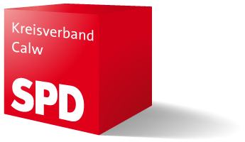 SPD-Würfel Kreisverband Calw (langer Schatten rechts)