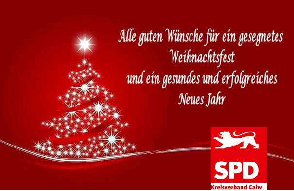 Weihnachtsgrusse Vom Spd Kreisverband Calw Frischer Wind Aus Nagold